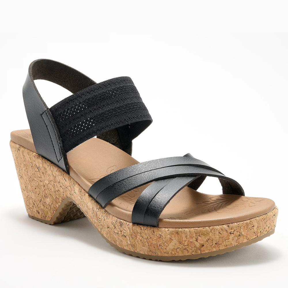 Brystol Cork Wedge Sandals