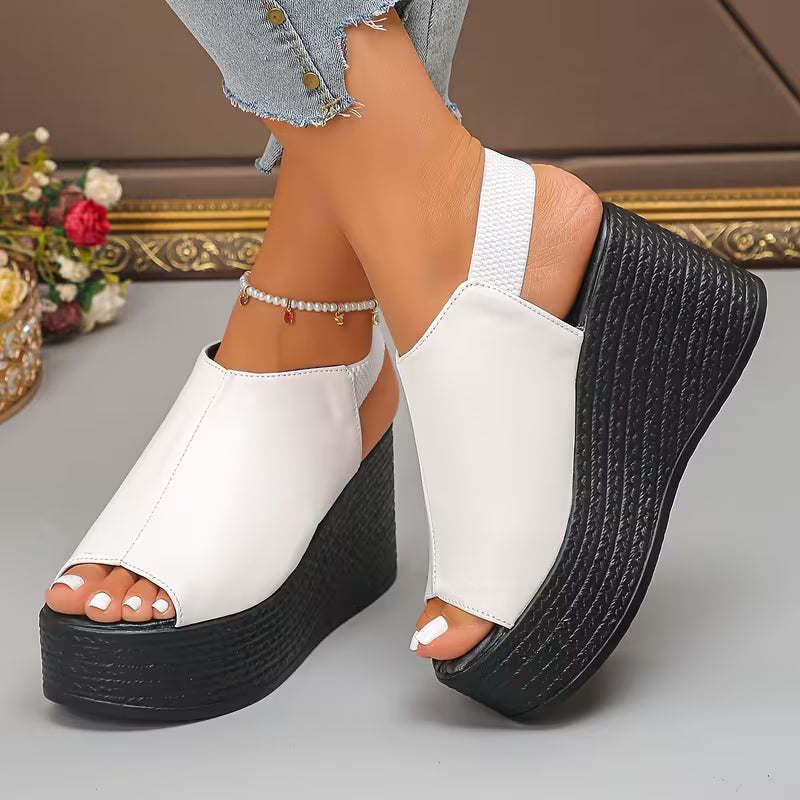 Monaco Slingback Wedge
