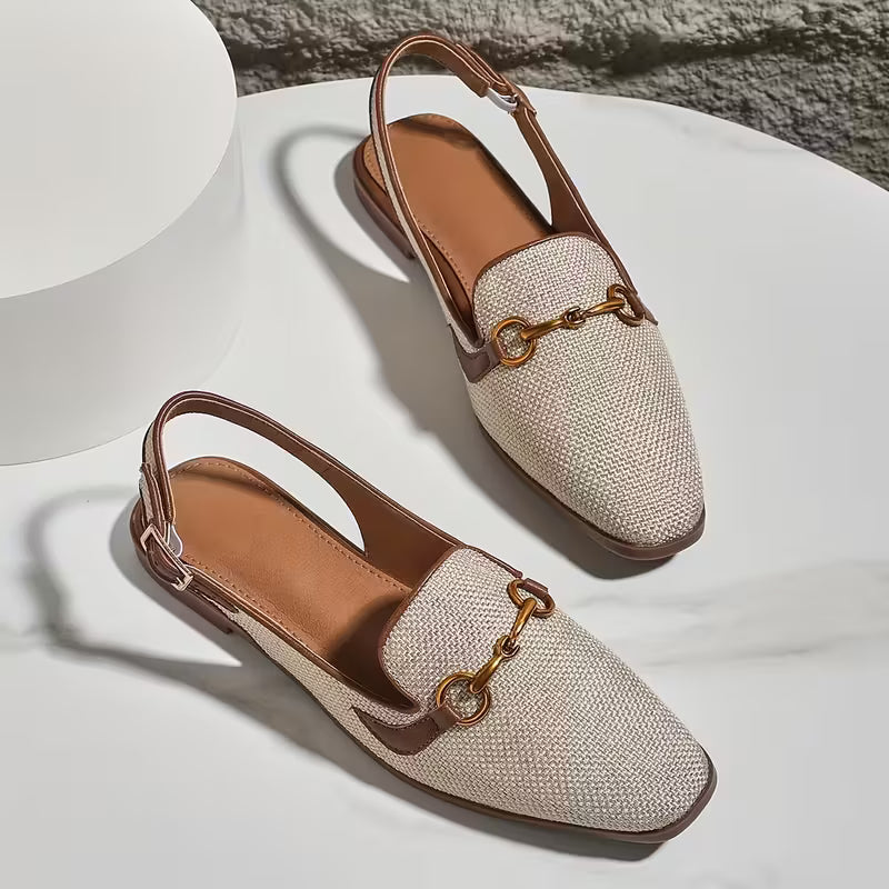 Louisa Horsebit Slingback Flats