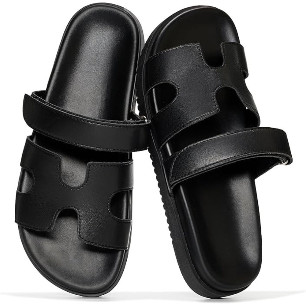 Heros Genuine Leather Slides