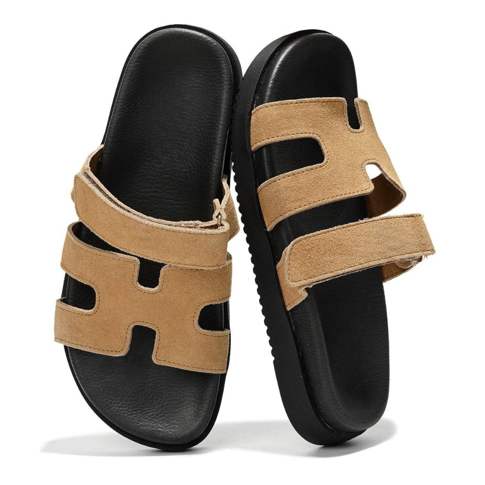 Heros Genuine Leather Slides
