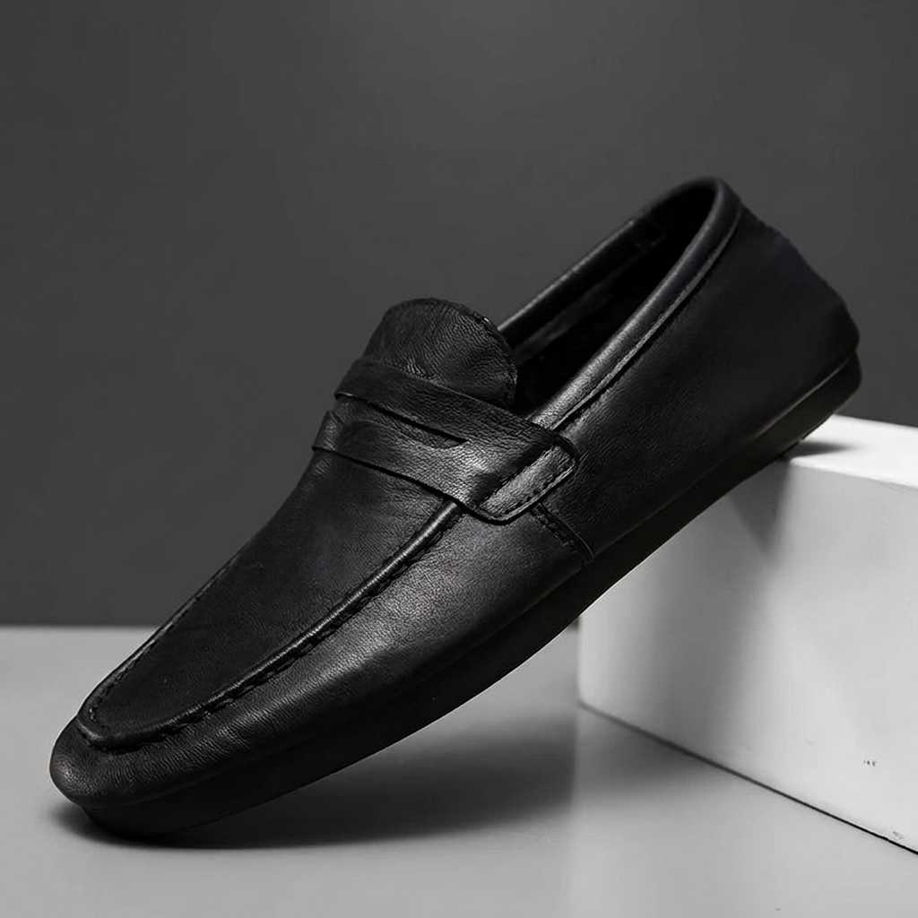 Harrington Penny Leather Loafers