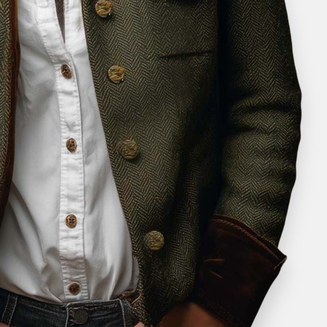 Herringbone Tweed Jacket