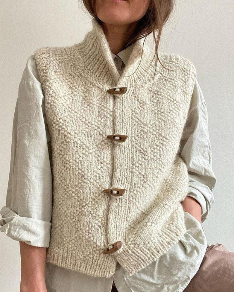 Sleeveless Knit Vest
