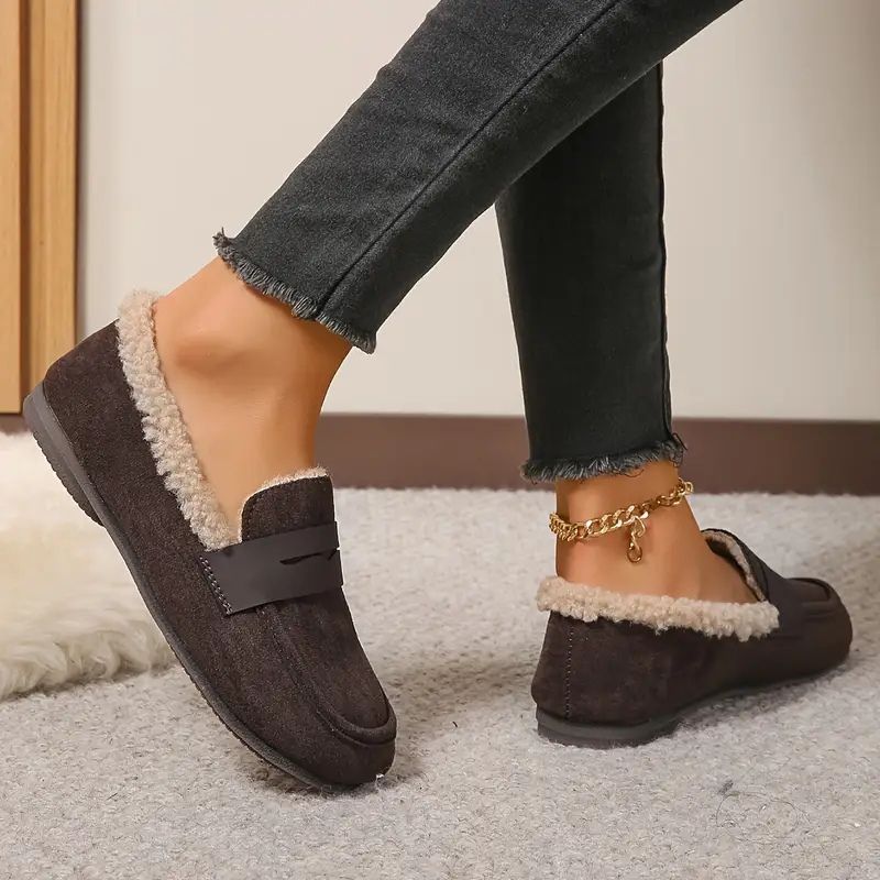 Aria Comfort Fur Loafers