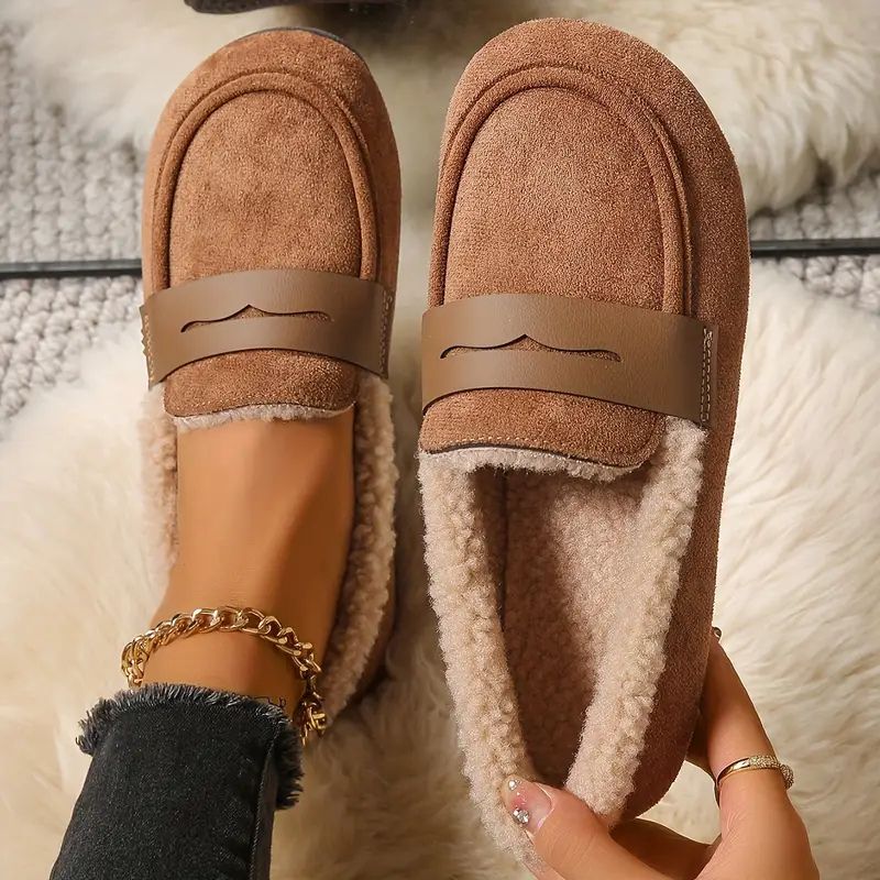 Aria Comfort Fur Loafers