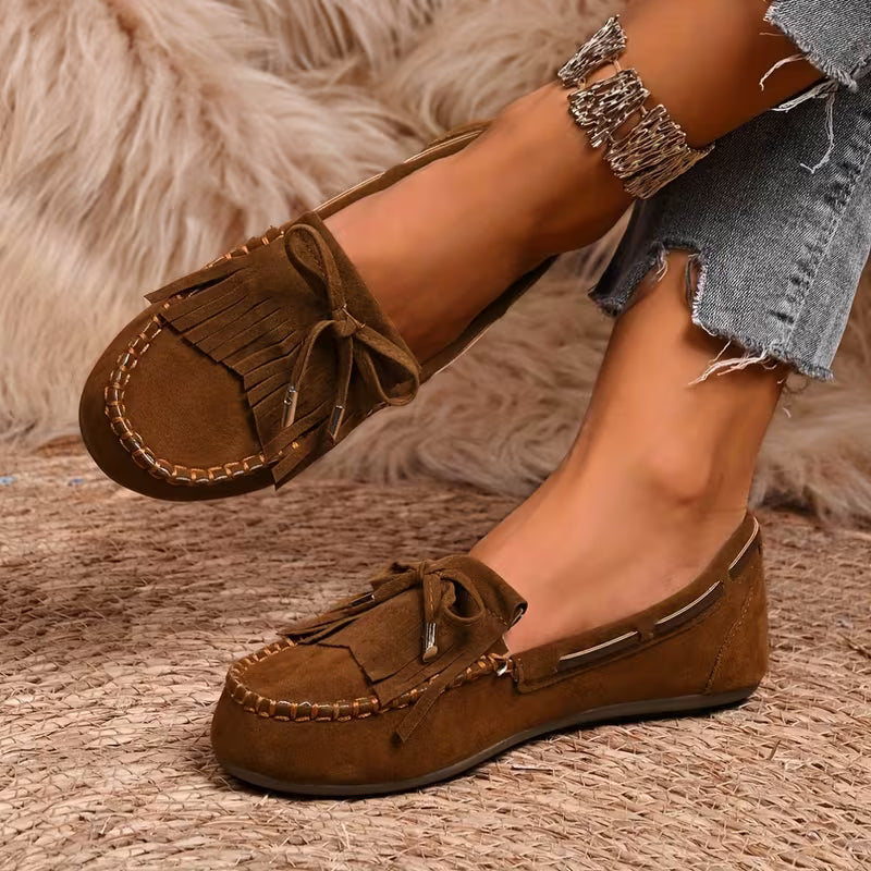 Sasha Fringe Loafers
