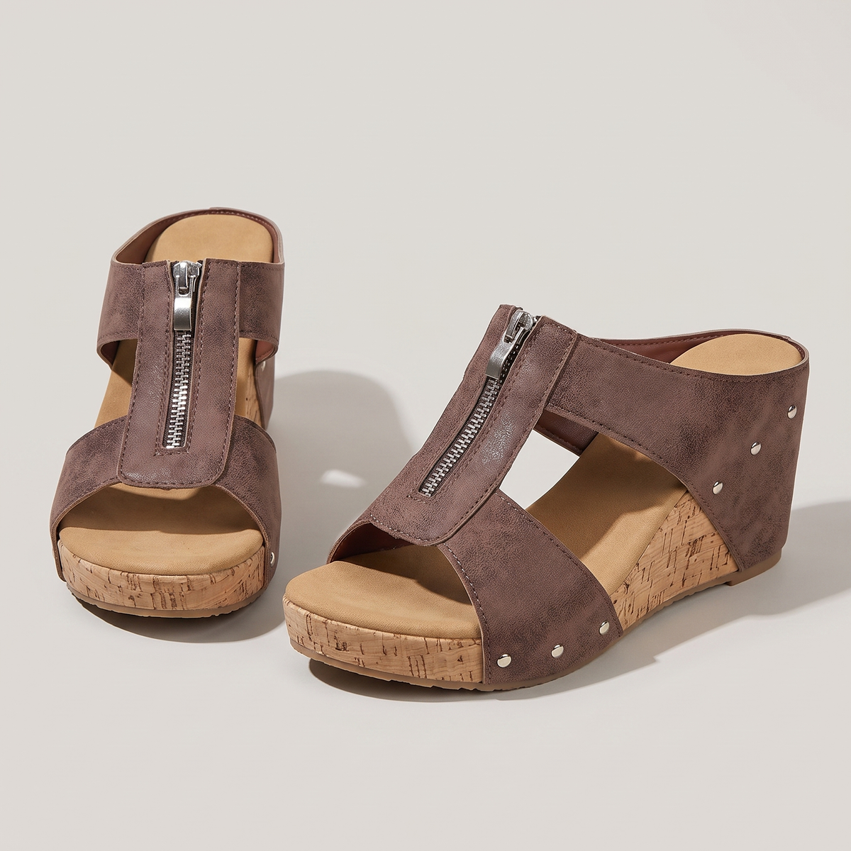 Aria Zip-Up Orthopedic Sandals