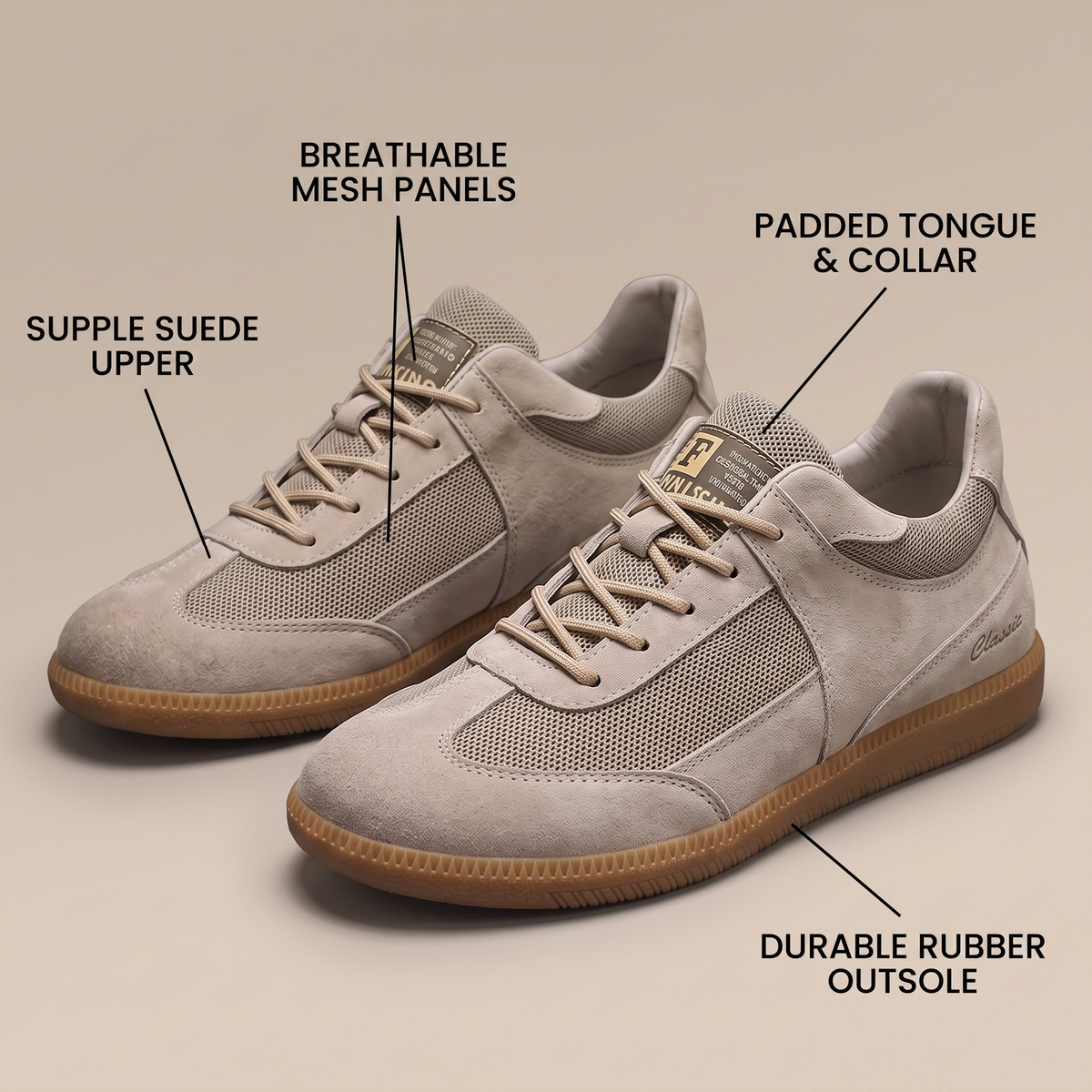 Calvino Genuine Leather Sneakers