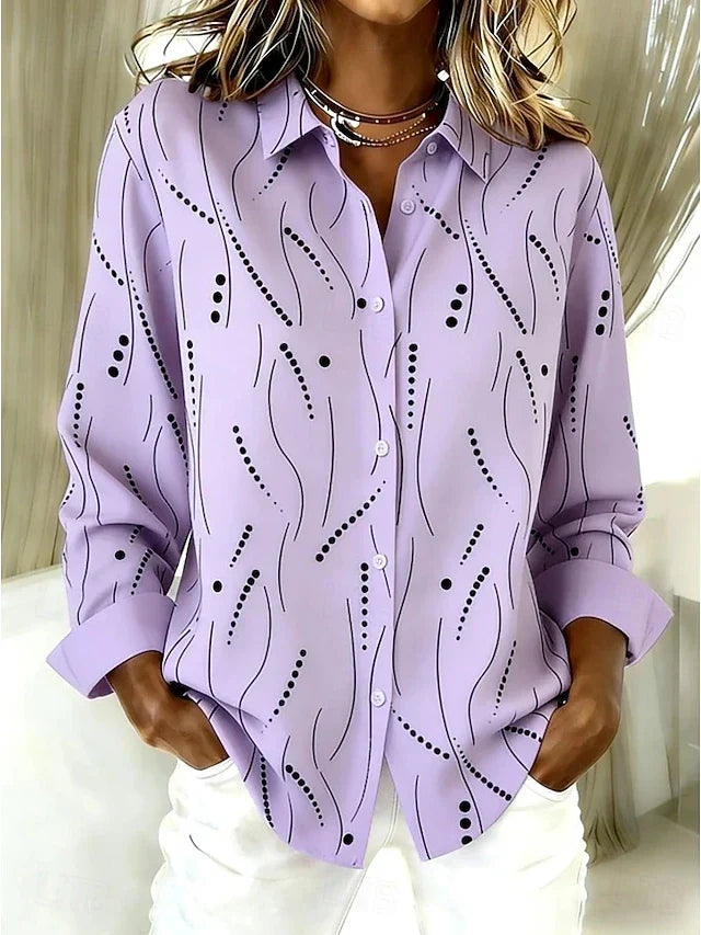 Dawnsley | Abstract-Print Blouse