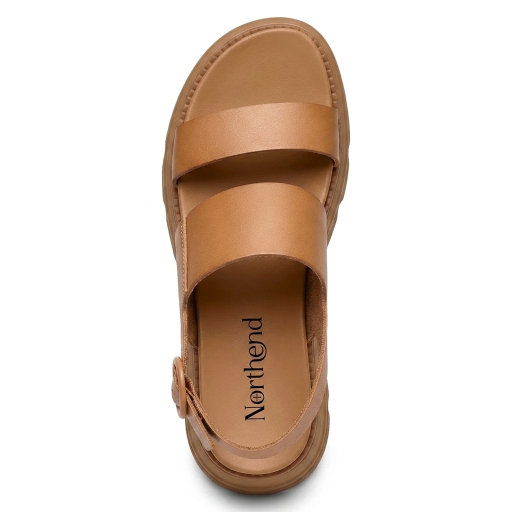 Cushioned Platform Wedge Sandals