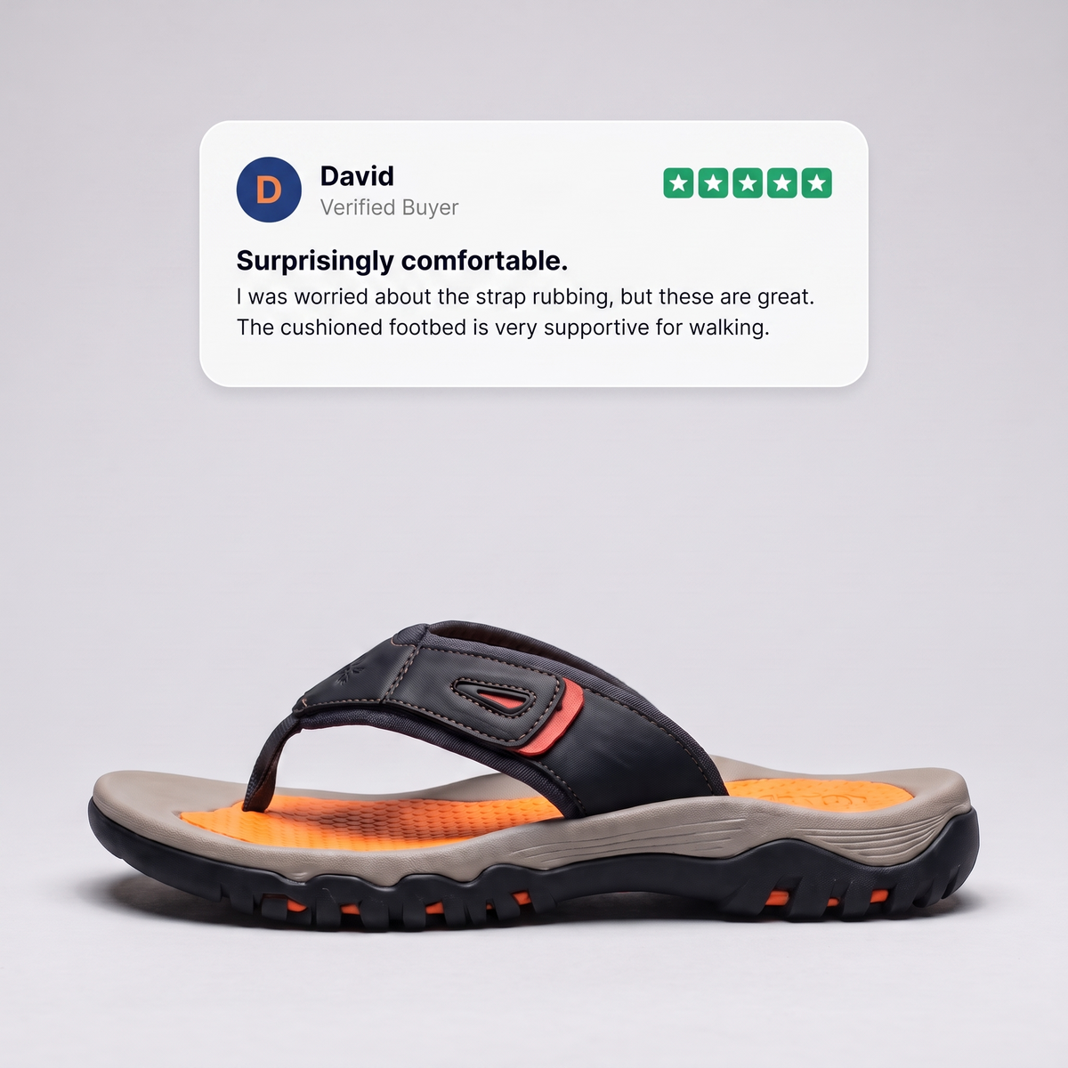 Alderstone Grip-Sole Sandals