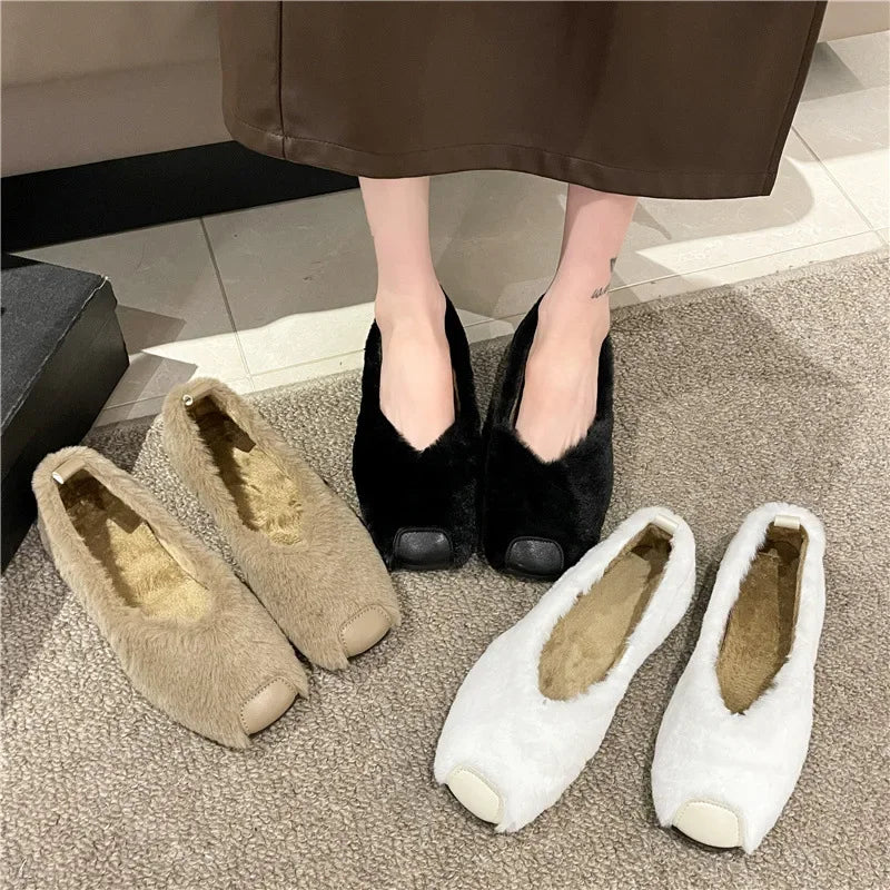 SnugFur Women's Winter Loafers
