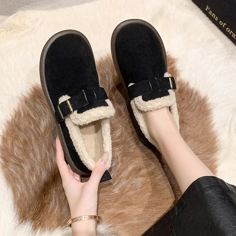 Comfort Suede Slip-On Flats