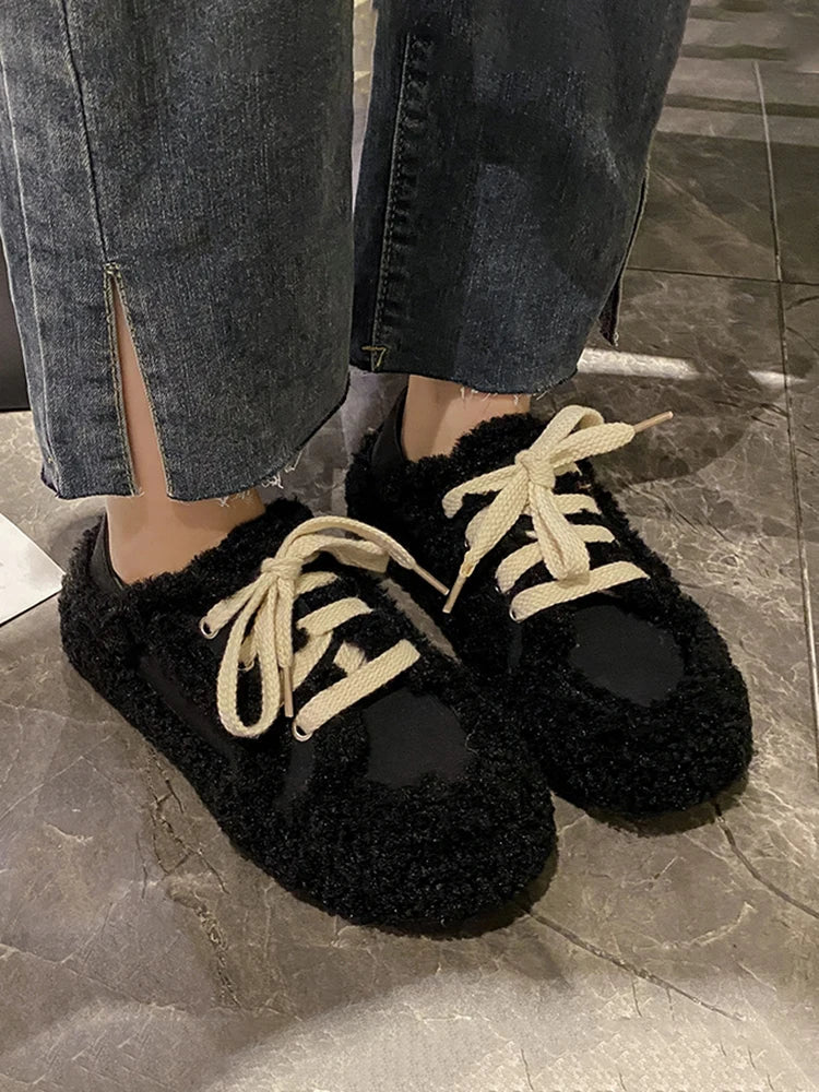 Comfort Chic Women's Fur Loafers
