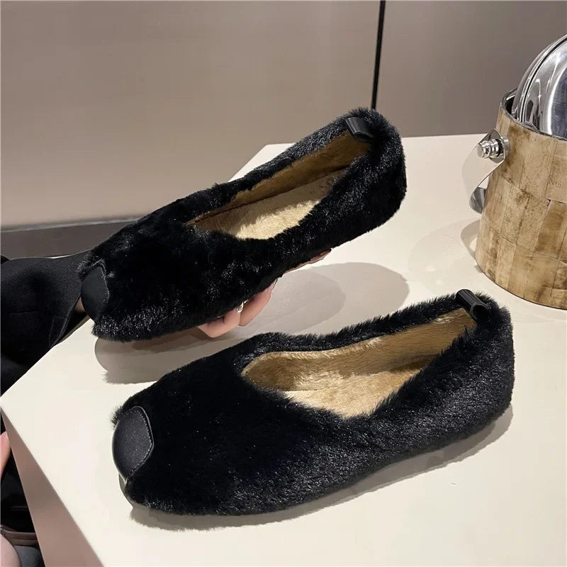 SnugFur Women's Winter Loafers