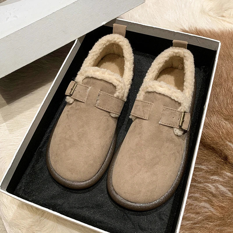 Comfort Suede Slip-On Flats