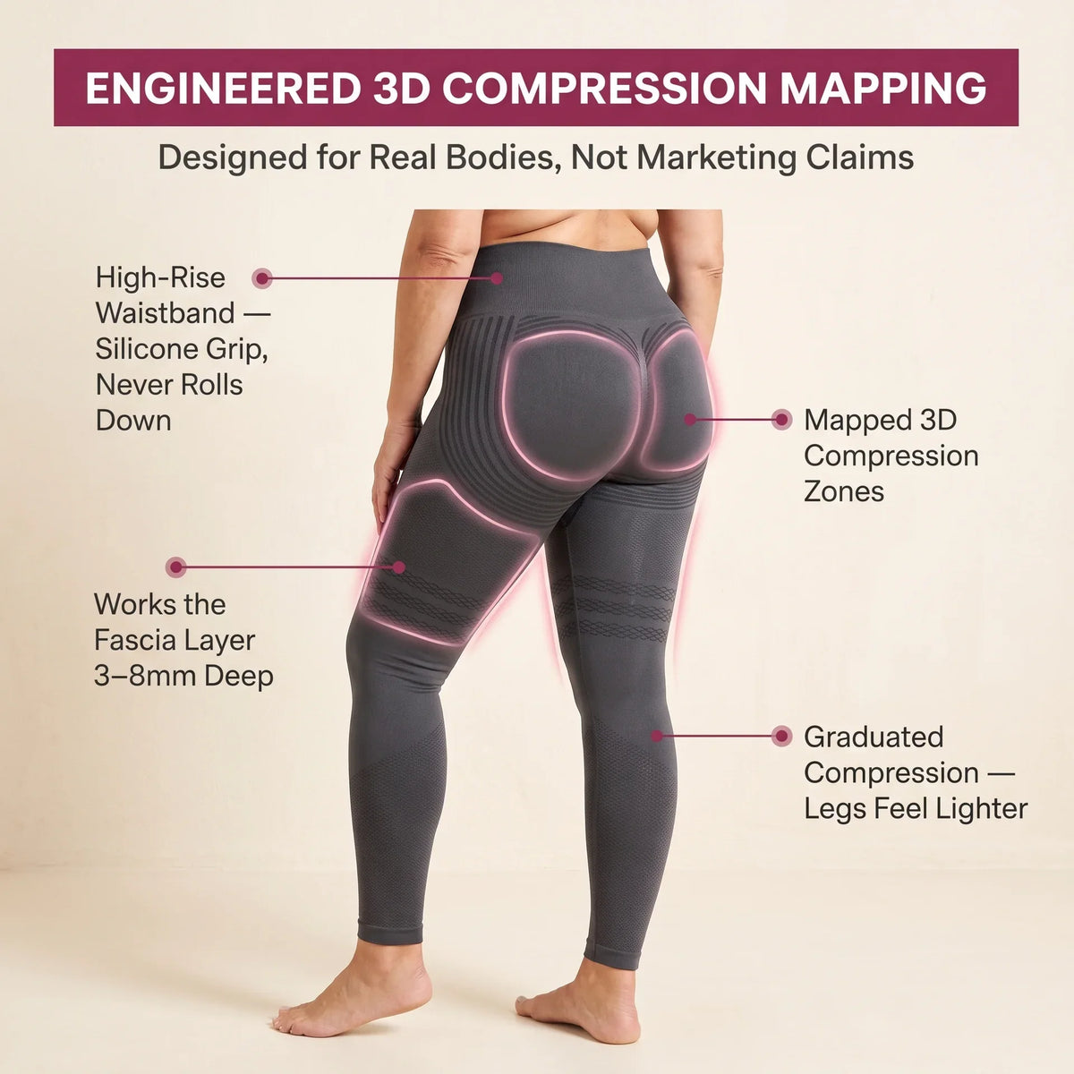 3D Textured Leggings