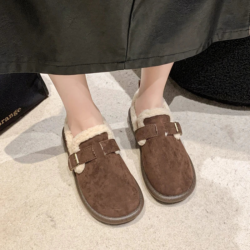 Comfort Suede Slip-On Flats
