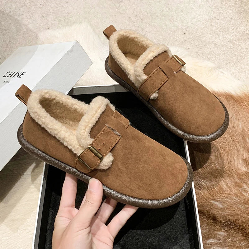 Comfort Suede Slip-On Flats