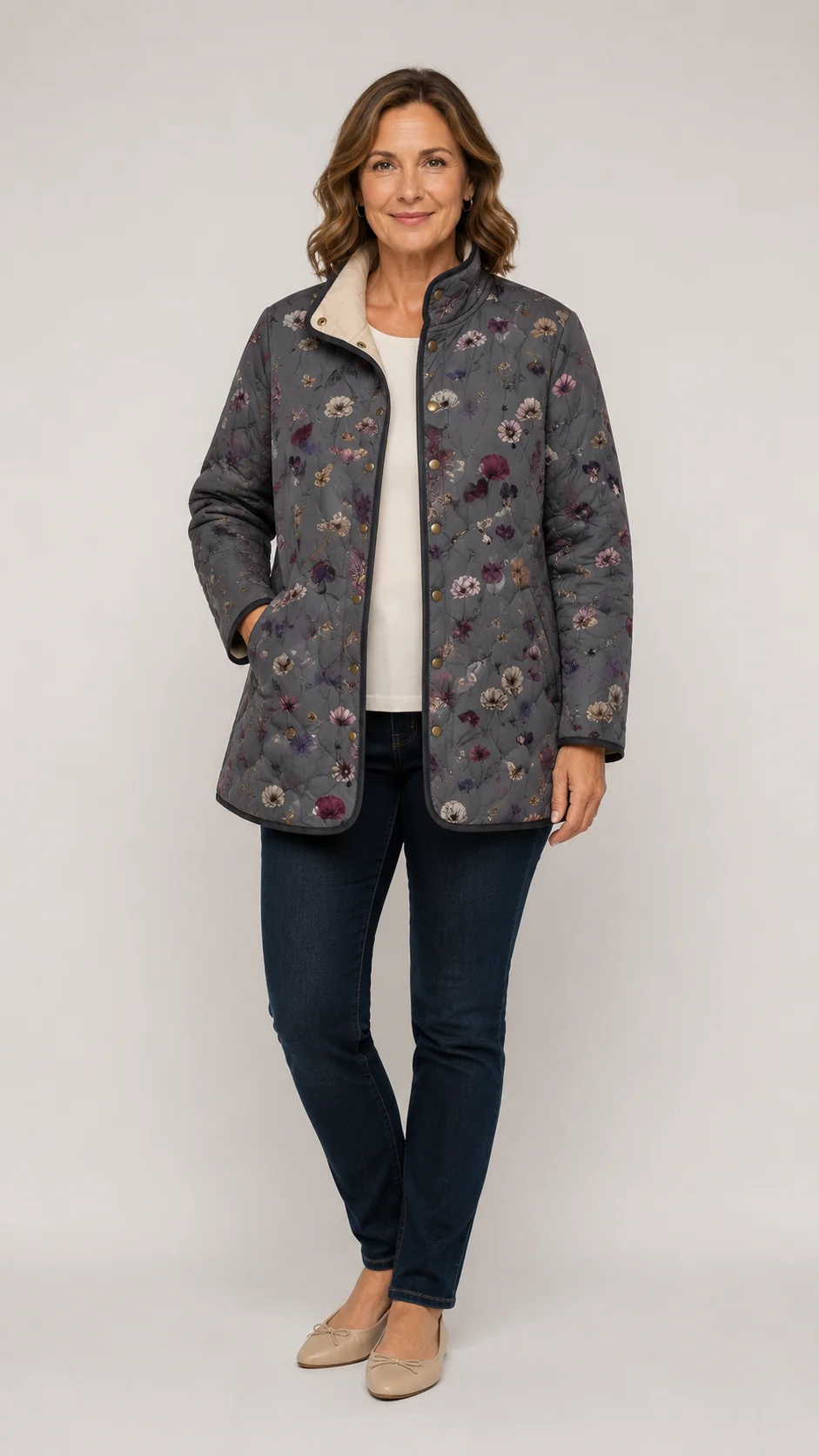 Niva | Floral Quilted Jacket