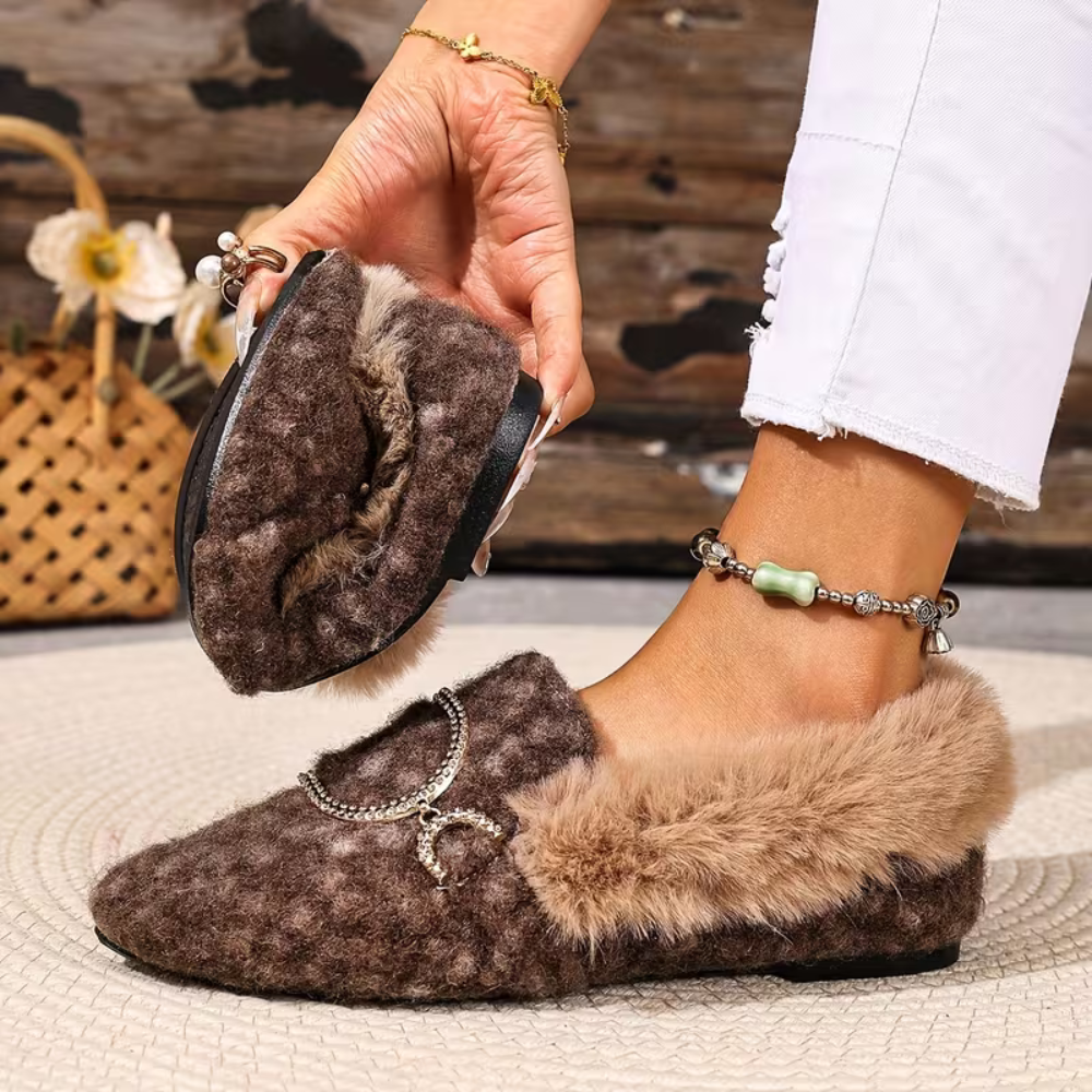 CozyElegance Fur Loafers