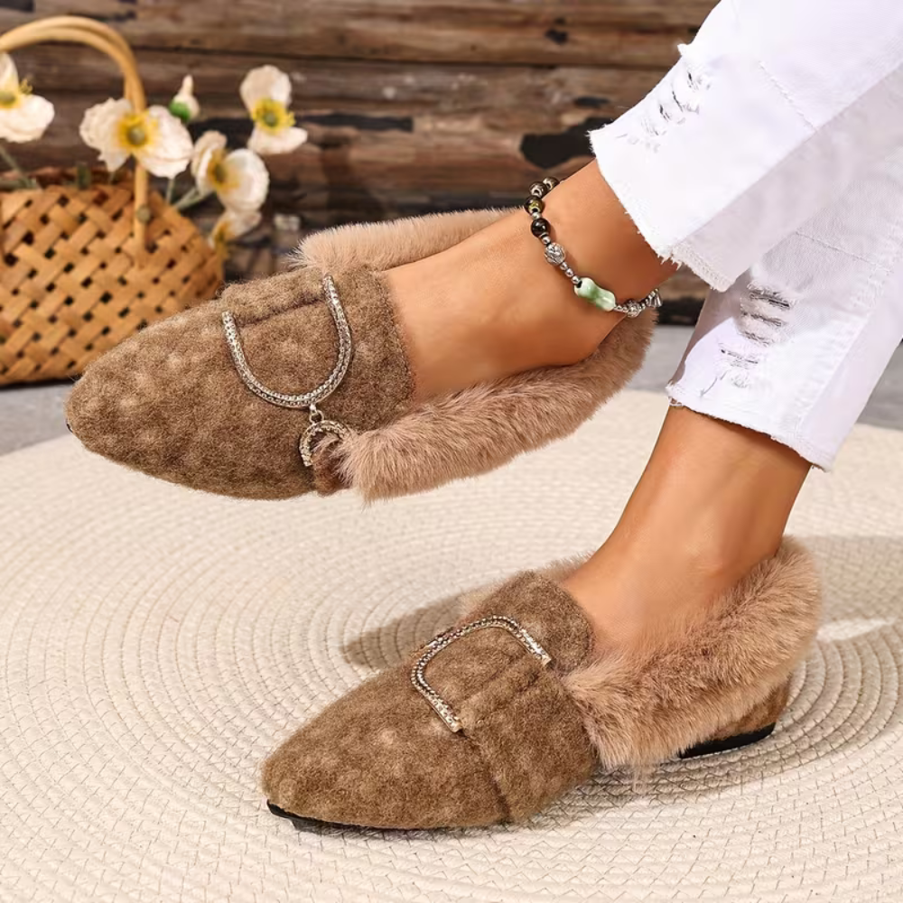 CozyElegance Fur Loafers