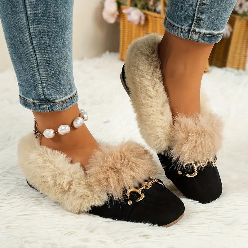 Luxe Fur Loafers