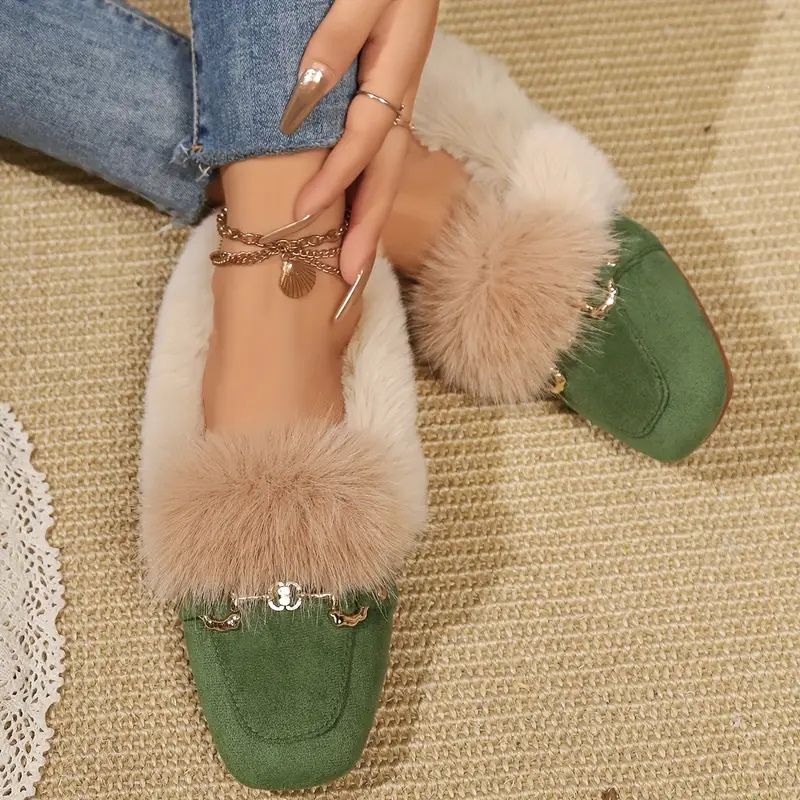 Luxe Fur Loafers