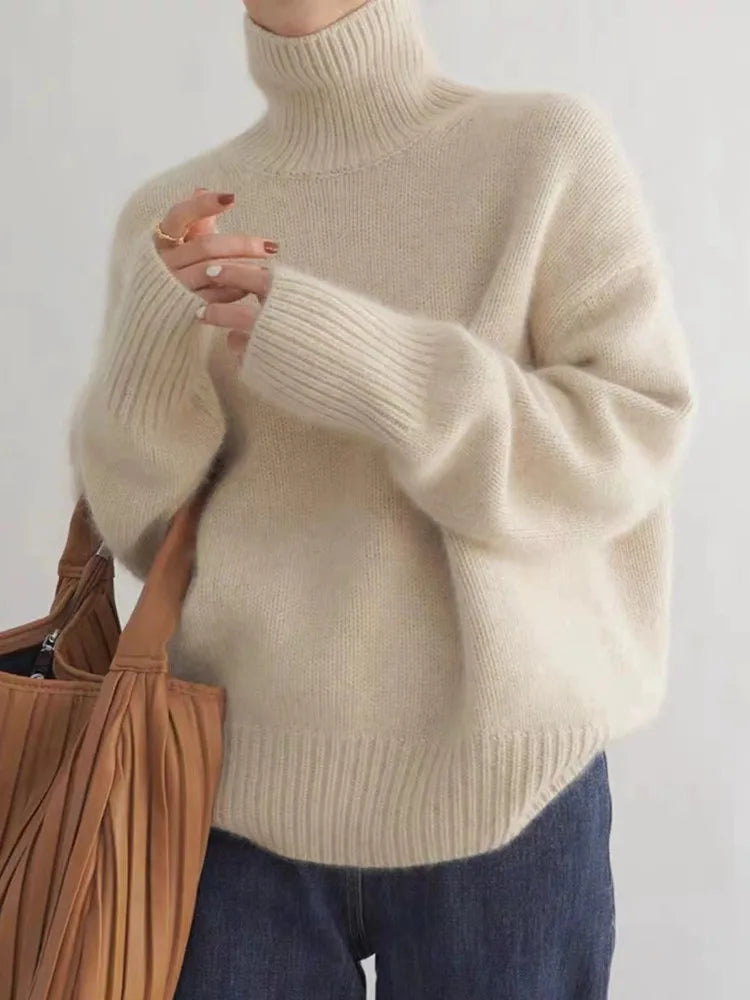 Robyn | Cashmere-Blend Turtleneck Sweater