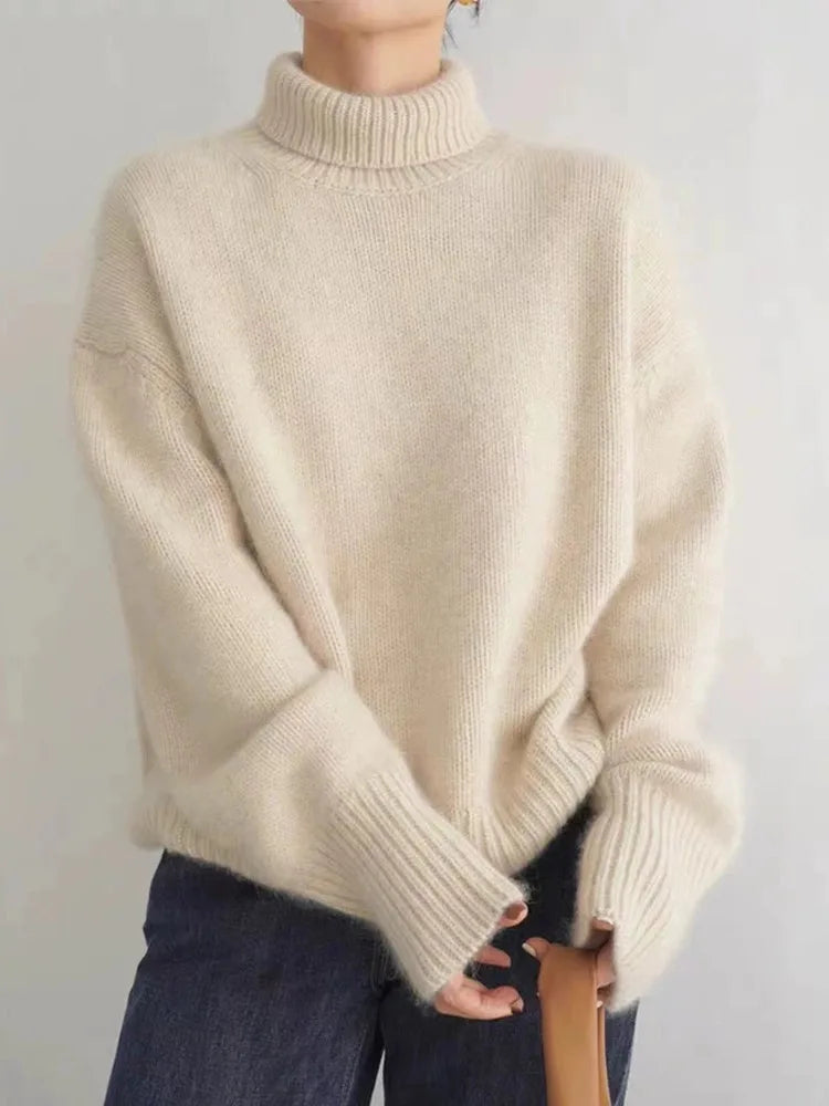 Robyn | Cashmere-Blend Turtleneck Sweater